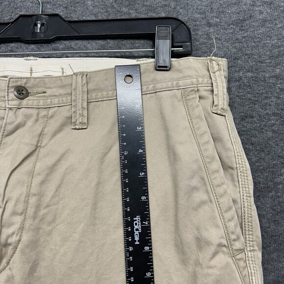 Polo Ralph Lauren Shorts Men's 36 Khaki Cotton Twill Relaxed Classic Fit Summer - Picture 2 of 8